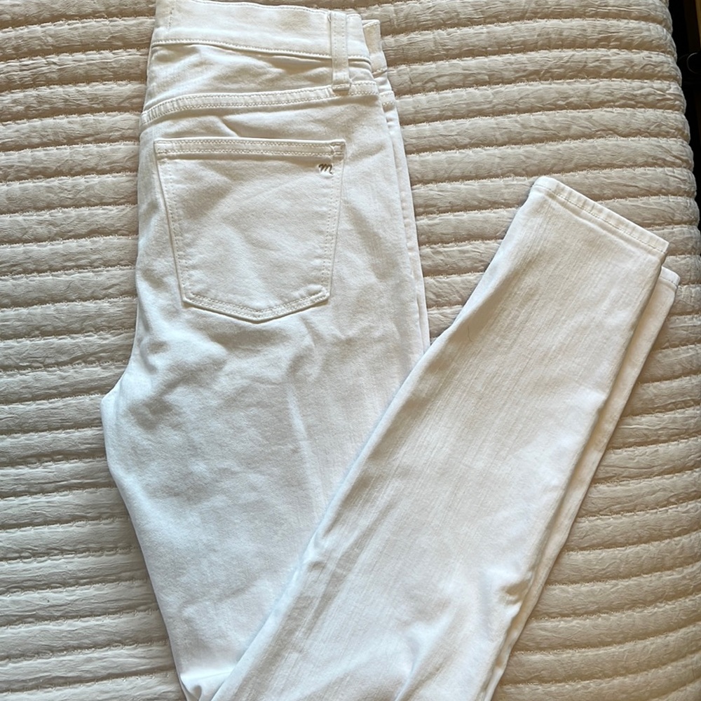 Madewell White Skinny jeans